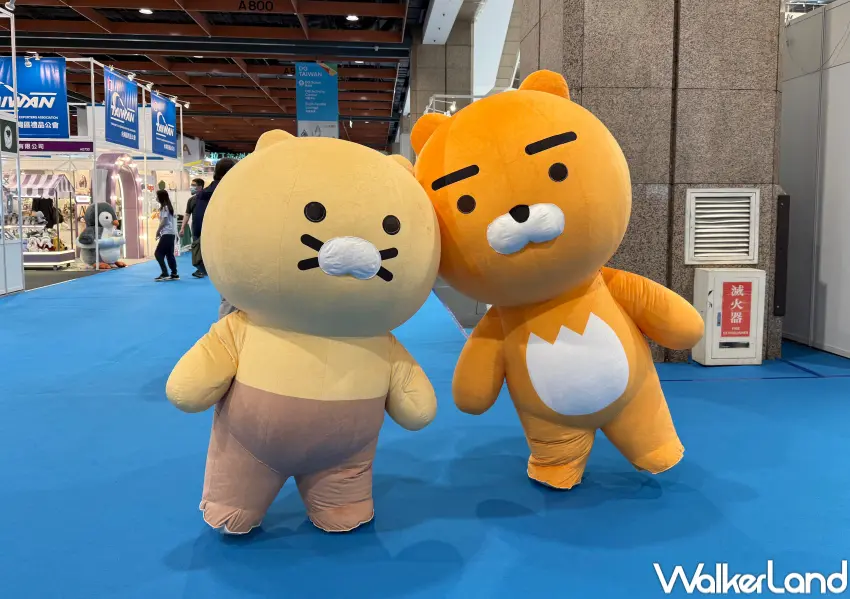 ▲2026台灣禮品文具展必逛！IP 角色及授權產品區超萌萊恩、國際IP專館必逛。(攝影：鄭亦庭)