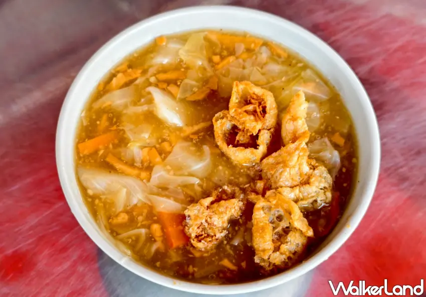 ▲素清羹則以蔬菜熬製湯底，呈現自然清甜的尾韻。（美食好芃友提供）