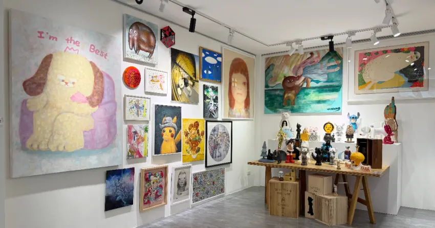 台北內湖全新展覽！We Art Space內湖旗艦店開幕首展，村上隆、草間彌生130件作品一次看。