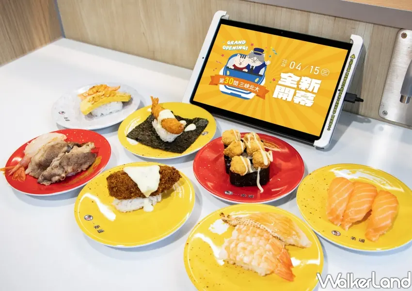 ▲桌邊平板點餐直送現點現做的多樣化握壽司組合。