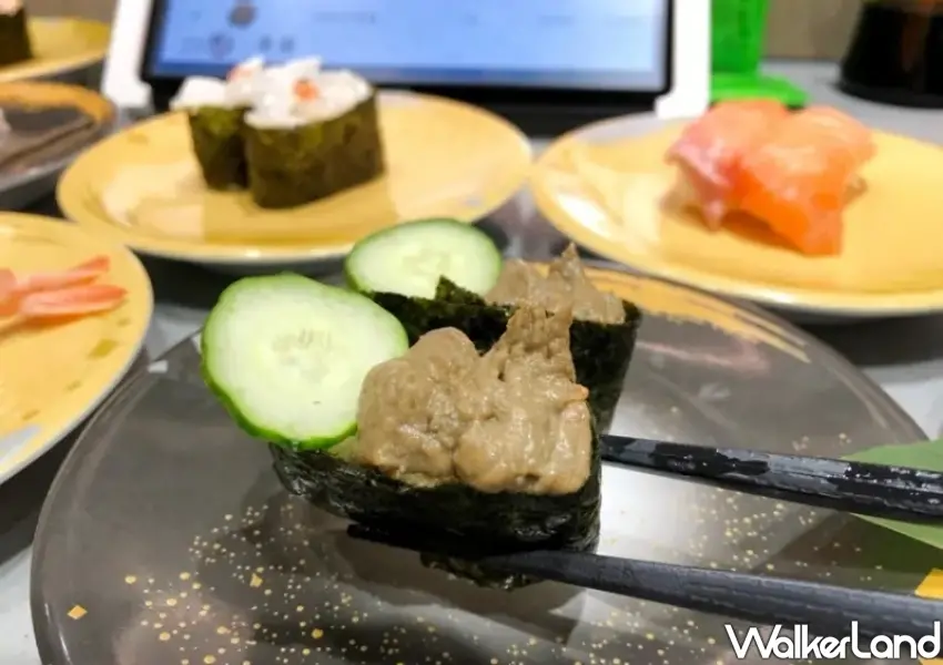 ▲鮮味濃郁的蟹膏軍艦壽司是許多壽司控的必吃推薦。