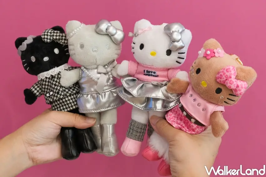 ▲7-ELEVEN攜手三麗鷗推出長腿KITTY全店精品集點，超過55款限定周邊登場，掀起粉絲搶收熱潮。（攝影：張人尹）