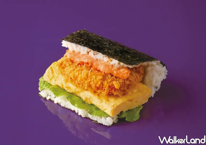 ▲究好豬配日本明太子醬，握飯糰爆發海陸雙鮮極致風味。