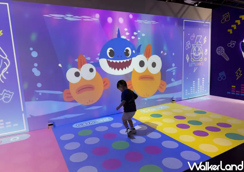 ▲Baby Shark兒童遊樂場！台北科教館Baby Shark親子展覽，7大遊樂區一次玩。(攝影：鄭亦庭)