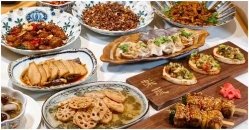 米其林蔬食大師降臨台中漢來洲際！樂蔬 攜手韓國正寬法師，無肉也驚艷的台中蔬食餐廳。