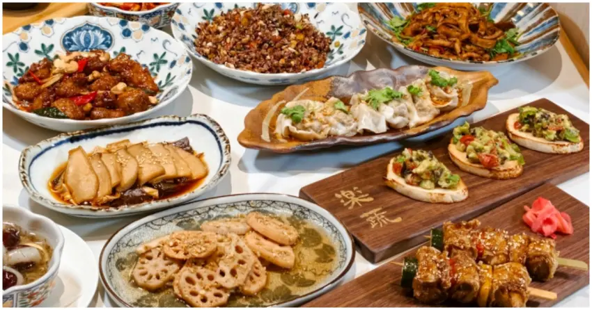 米其林蔬食大師降臨台中漢來洲際！樂蔬 攜手韓國正寬法師，無肉也驚艷的台中蔬食餐廳。