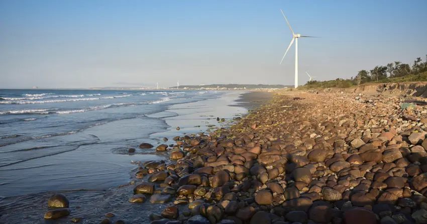 ▲「海之聲」的遼闊海岸、夕陽景致依舊迷人，仍是聽海、看日落的絕佳去處。