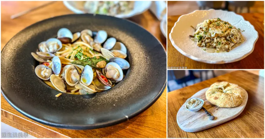 ▲「香草微風」的餐點選擇相當豐富，其中義大利麵更是高水準表現，醬香濃郁、用料實在。