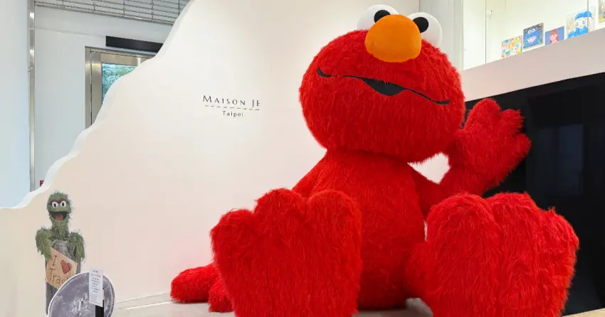 巨型Elmo出沒台北！免費逛台北芝麻街展覽，芝麻街打卡點、Elmo周邊帶你看。