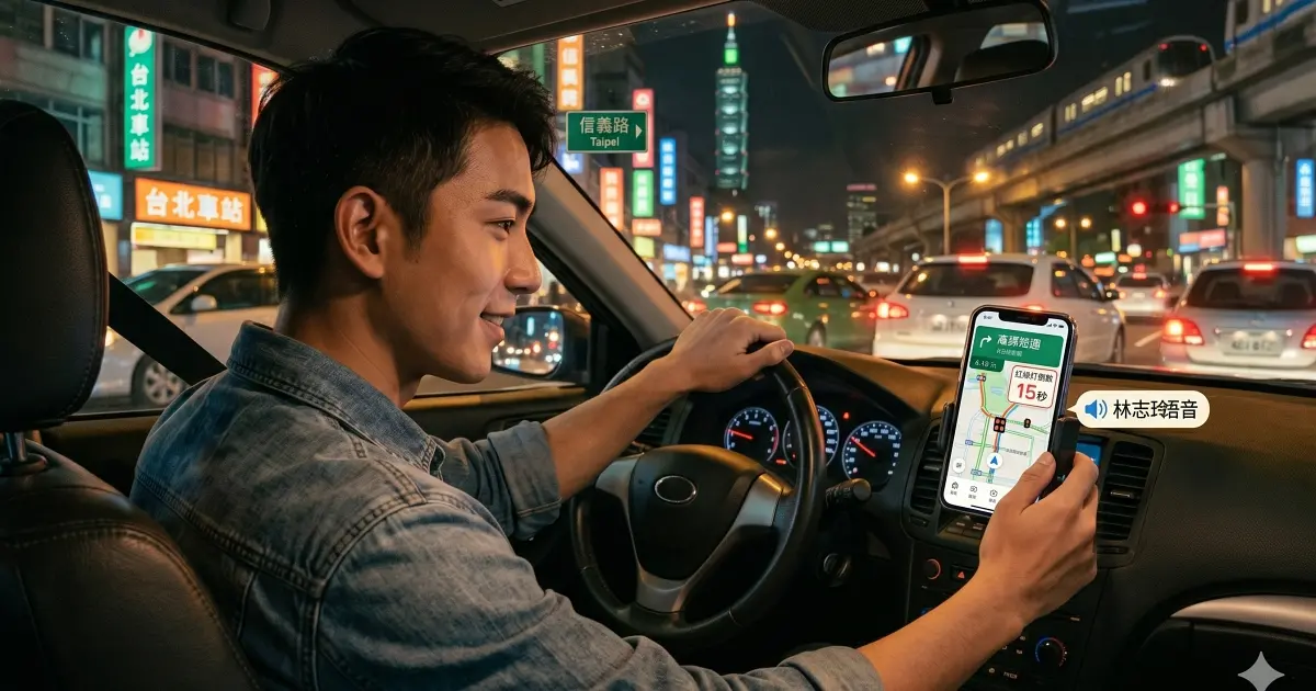 志玲姐姐獻聲！高德地圖強攻台灣導航市場，數發部：不排除禁用。