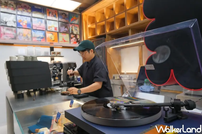 ▲Frisson攜手Sweet & Sour Coffee Wave進駐光在錦町，打造結合音樂與咖啡的日式老宅新據點。（攝影：張人尹）