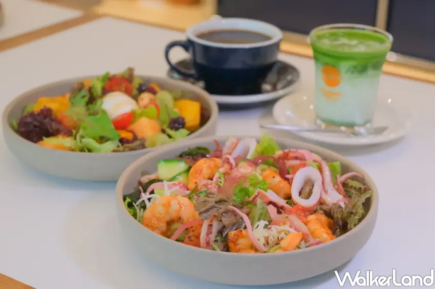 ▲Frisson與Sweet & Sour Coffee Wave提供沙拉與輕食選擇，讓粉絲享受完整餐飲與生活節奏。（攝影：張人尹）