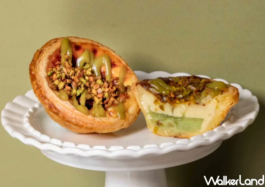 ▲肯德基將開心果風味分層呈現，從酥脆到滑順再到流心讓粉絲一口感受多重變化。