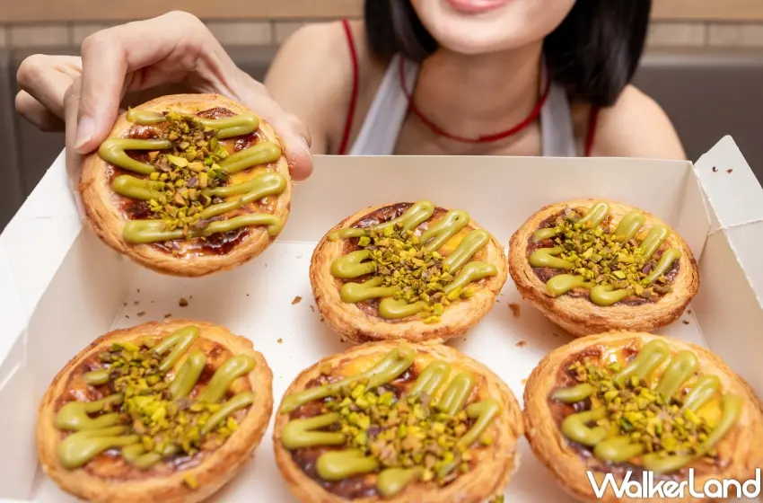 ▲肯德基開心果脆粒蛋撻禮盒於4/28至5/11限時販售，鎖定母親節送禮與聚會需求粉絲。