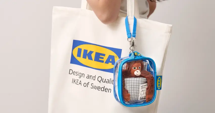 IKEA蓋被被娃包要搶！IKEA集點迷你被套娃包，曬娃神器必收。