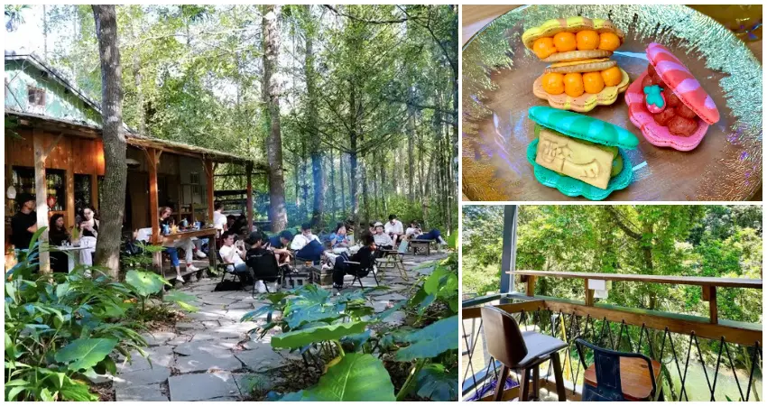 ▲新北森林系餐廳推薦7選！必拍新北森林咖啡廳秘境，烏來瀑布景觀餐廳超狂。