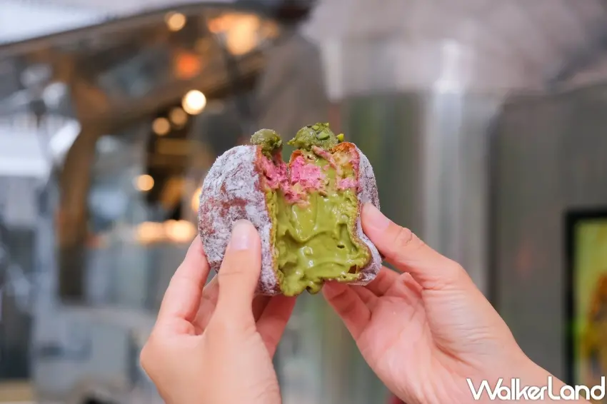 ▲宜可頌EATDONUT進駐松江南京商圈甜甜圈48元起讓粉絲輕鬆入手（攝影：張人尹）