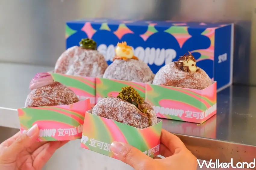 ▲EATDONUT生甜甜圈採六倍濃縮牛奶湯種工法呈現柔軟奶香口感（攝影：張人尹）