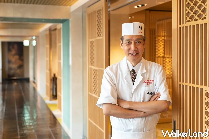 ▲大阪日航酒店「弁慶」日本料理料理長吉田全雄親自來台客座，展現累積近40年的精湛關西料理職人手藝 。圖／台北老爺酒店提供；窩客島編輯李維唐整理