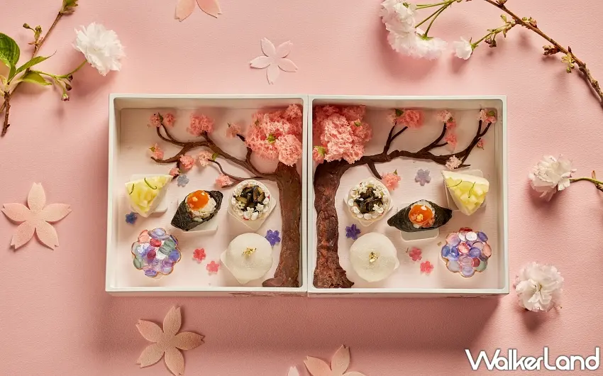 ▲以頂級法芙娜巧克力手工打造的「巧克力櫻花樹」，彷彿置身櫻花樹下，感受花瓣輕落的愜意片刻。圖／The Ukai Taipei提供；窩客島編輯李維唐整理