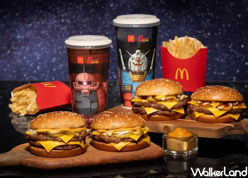 ▲台灣麥當勞此次鋼彈聯名涵蓋公仔、馬克杯與主題門市體驗，搭配辣味四盎司牛肉堡打造完整活動亮點。