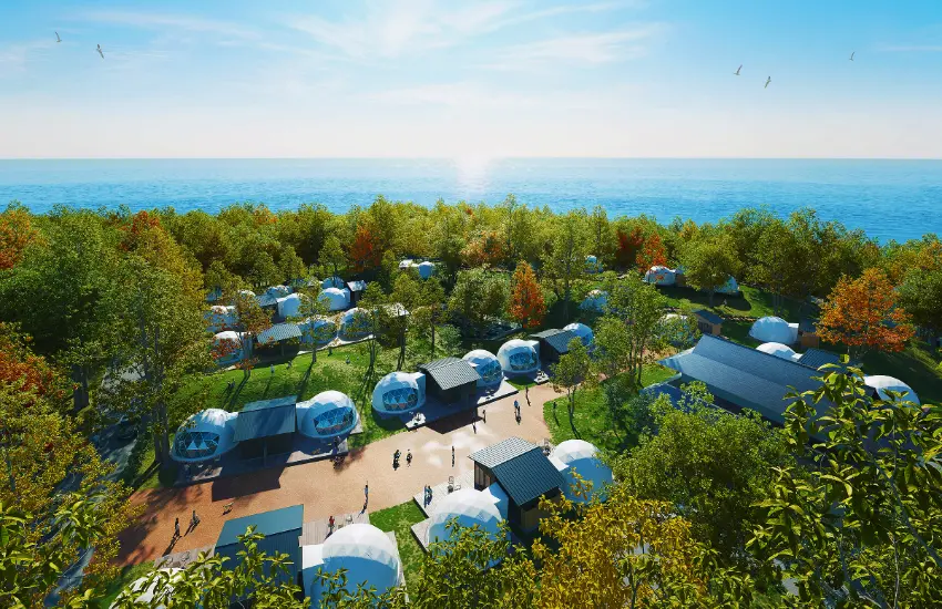 ▲Kato Pleasure Group是靜岡伊東市赤澤打造全新度假地標。