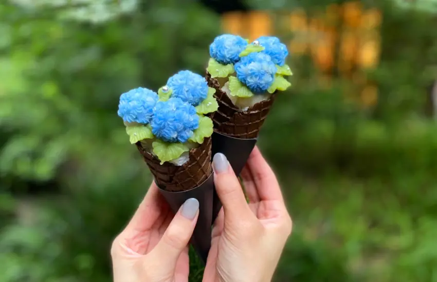 ▲最著名的招牌商品是「ICEBOUQUET®︎」，中文可以理解為「冰淇淋花束」。