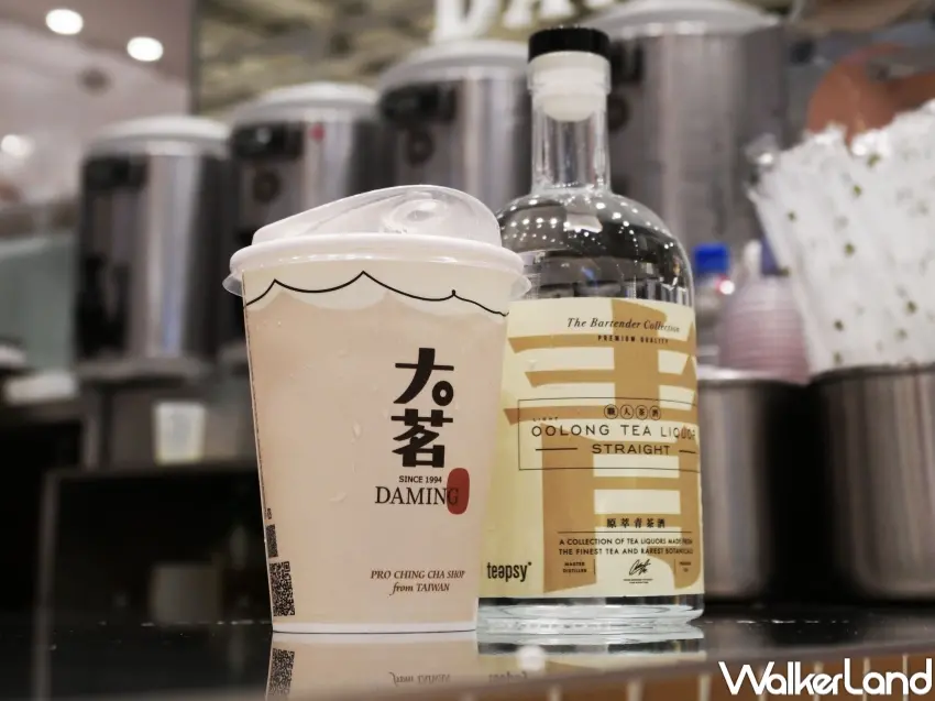 ▲大茗桂花奶青茶酒以桂花與奶青結合茶酒，呈現清爽順口的微醺口感與細緻茶韻。