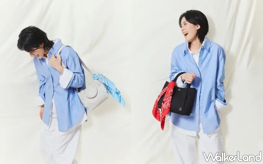 ▲CUSH系列手提包配備可拆式背帶，讓女性在俐落斜背與優雅手提間靈活轉換，自在應對通勤與休閒情境。圖／PORTER INTERNATIONAL提供；窩客島編輯李維唐整理