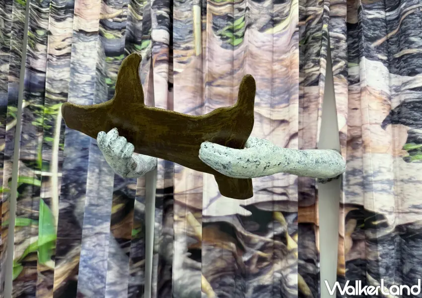 ▲中山站展覽推薦「七日談—蔡咅璟個展」，靈感源自蔡咅璟紐約駐村偶然經驗，帶大家重新審視城市動物如何在城市中生存。(攝影：鄭亦庭)