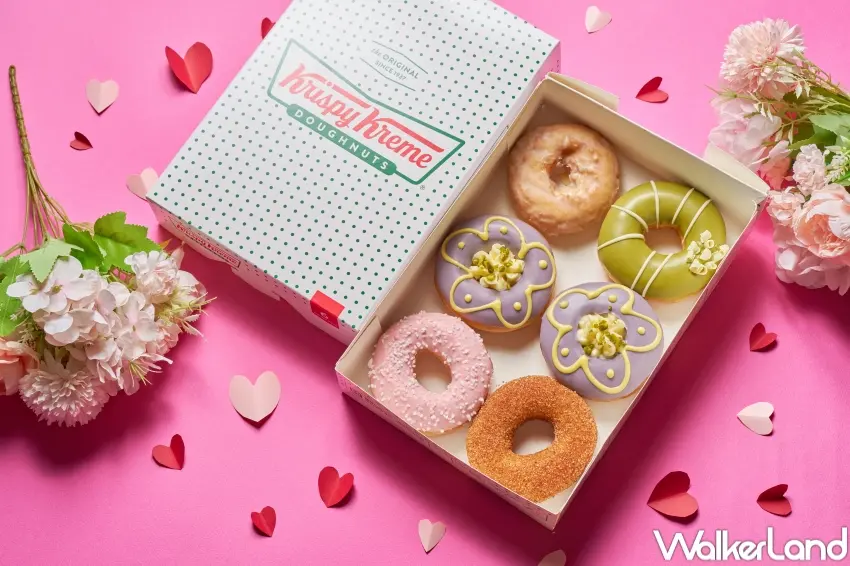 ▲Krispy Kreme母親節限定馨愛葡萄花語登場，搭配買一送一與國際甜甜圈日優惠活動。