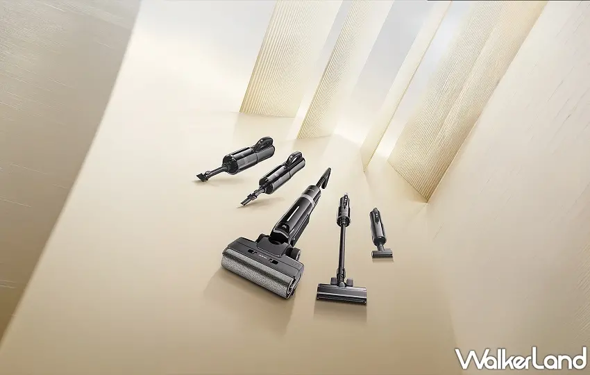 ▲MOVA K30 Pro Mix 洗地機主打一機多用，整合吸、拖、洗功能，並配備多款吸塵刷頭，全方位解決居家各處髒污。圖／恆隆行提供；窩客島編輯李維唐整理