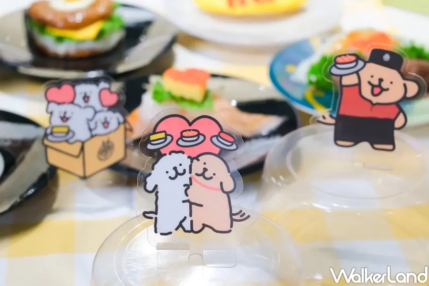 ▲爭鮮聯名餐點皆附線條小狗限定插卡，讓粉絲用餐同時也能收藏角色設計提升打卡話題（攝影：張人尹）