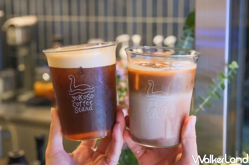 ▲Yokoso Coffee Stand凍檸紅茶與青檸芭樂咖啡搭配自製糖漿，主打清爽果香飲品（攝影：張人尹）