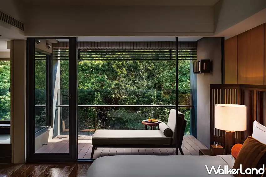 ▲北投麗禧溫泉酒店全館客房皆設有私人冷熱溫泉池，賓客可於房內自在享受鄰近溫泉源頭的純淨白磺泉，釋放身心疲憊 。 圖／北投麗禧溫泉酒店提供；窩客島編輯李維唐整理