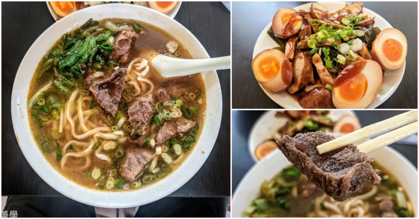 ▲「牛師父牛肉麵」份量實在又有飽足感，高CP值讓不少人甘願排隊也要吃到。