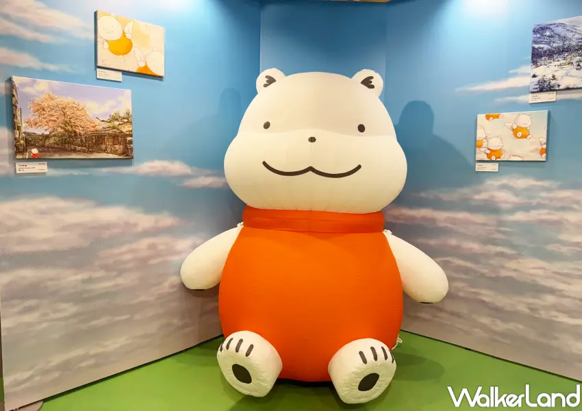 ▲華山展覽《城市失物招領所》集結11位台日藝術家，兩層樓空間充滿超可愛角色打卡點、周邊小物。(攝影：鄭亦庭)