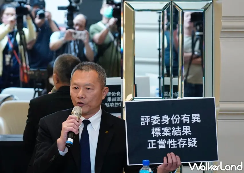 ▲微風集團指出北車標案評選僅有1分之差，因委員身分爭議，呼籲應排除爭議變因後重新計算結果 。圖／微風提供；窩客島編輯李維唐整理