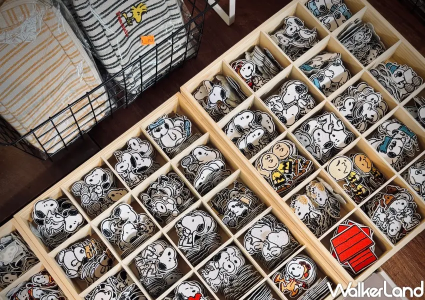 ▲SNOOPY DAYNEST燙布貼體驗，提供多款字母、以及可愛史努比造型燙布貼。