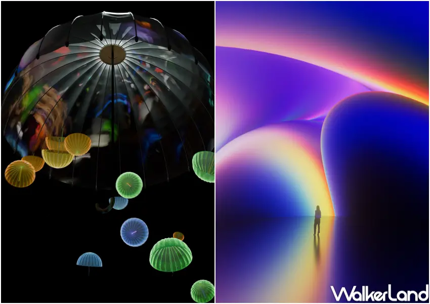 ▲FUTURE VISION LAB 2026穹頂影像創作《共享沉浸：一條街的記錄》、《光所到之處》。