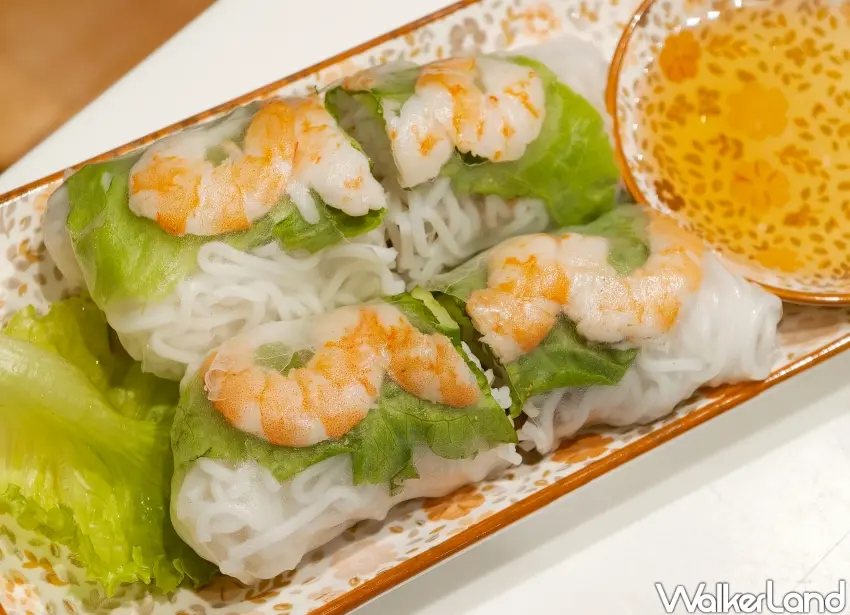 ▲曾入選CNN評選的全球十大美食的「涼皮春捲」為「越好吃越南料理」必點招牌之一。（攝影：楊婷雅）