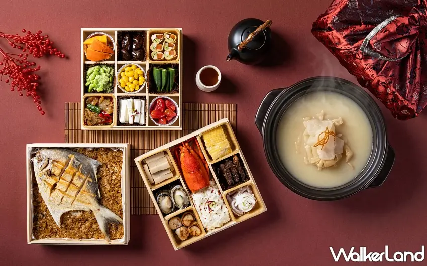 ▲母親節特別獻禮「國賓孝親外帶餐」嚴選頂級食材，將深獲好評的年節經典菜餚化為精緻外帶饗宴，讓全家人在家也能共享滿滿心意 。圖／國賓大飯店提供；窩客島整理