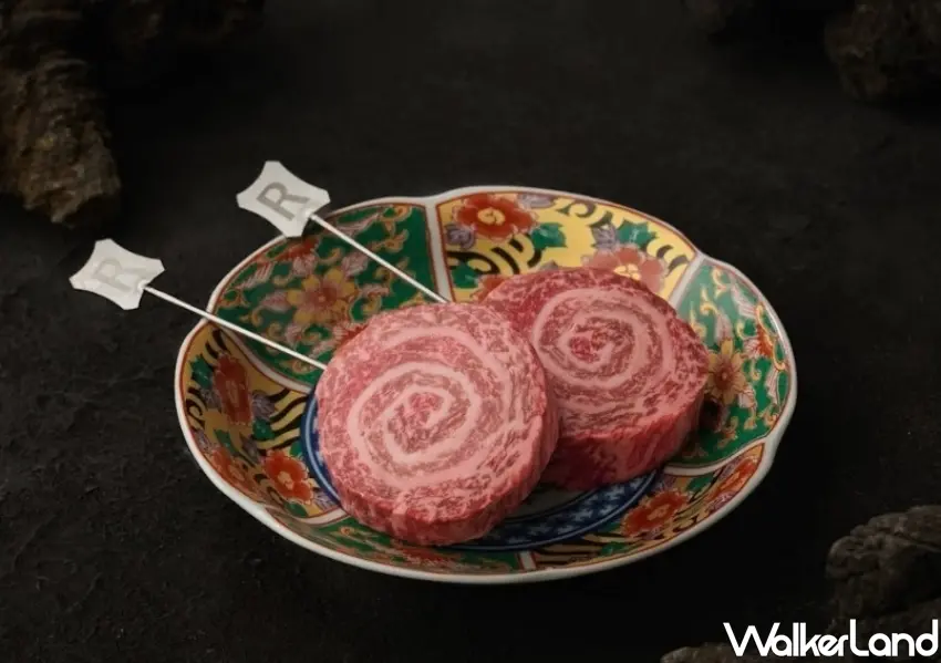 ▲招牌推薦單品棒棒牛，選用優質日本和牛，捲起漂亮誘人肉香。
