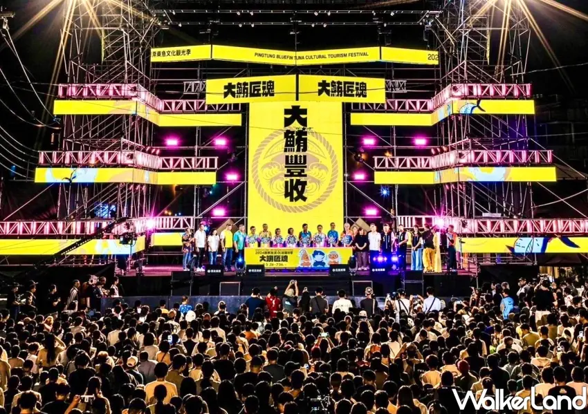 ▲大鮪市集夜間煙火秀震撼演出，大鵬灣國際休閒特區打造多元感官體驗的夏日音樂祭。