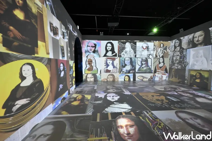 ▲香港多個沉浸式展覽登場，從蒙娜麗莎到設計主題展，讓旅遊行程加入藝文探索元素。