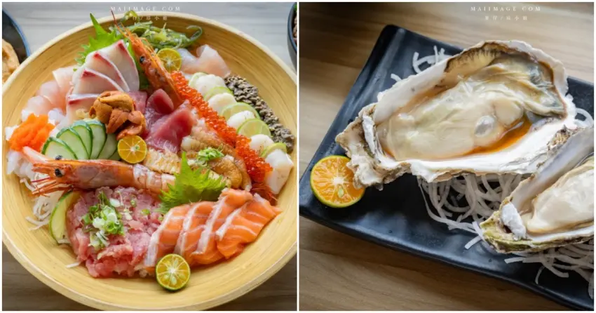 ▲「鯓丼」主打澎湃系海鮮丼飯，新鮮生魚片、鮮蝦與肥美生蠔通通吃得到，用料豪邁讓海鮮控超滿足。