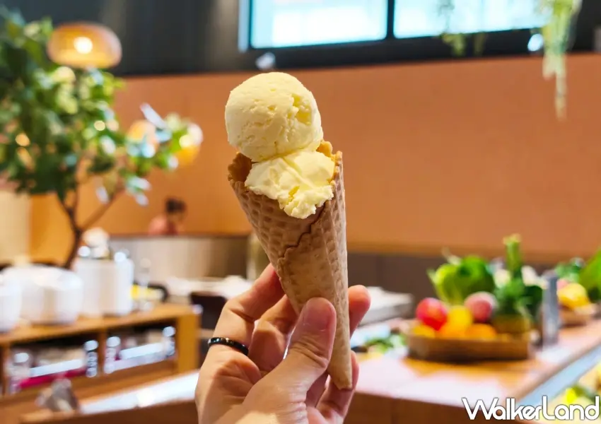 ▲現場還有榴槤、椰子等南洋風冰淇淋任人吃，為泰滾mini個人鍋的泰式饗宴劃下甜蜜句點。(攝影：鄭雅之)
