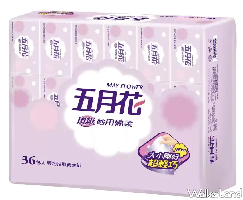 ▲好市多五月花妙用綿柔抽取衛生紙祭出限時折扣，單串36包特價279元現省70元。圖／Costco好市多線上購物；窩客島編輯李維唐整理