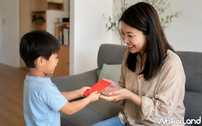 ▲母親節又要到了，大家還在跟媽媽的「浪費錢」攻防戰嗎？小食編發現網友大推紅包神助攻，畢竟新台幣最香。 / 圖：AI生成、窩客島整理