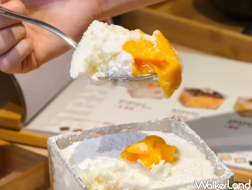 ▲芒果雪花冰香濃，入口細緻柔滑，帶有淡淡奶香與自然果甜。（攝影：楊婷雅）